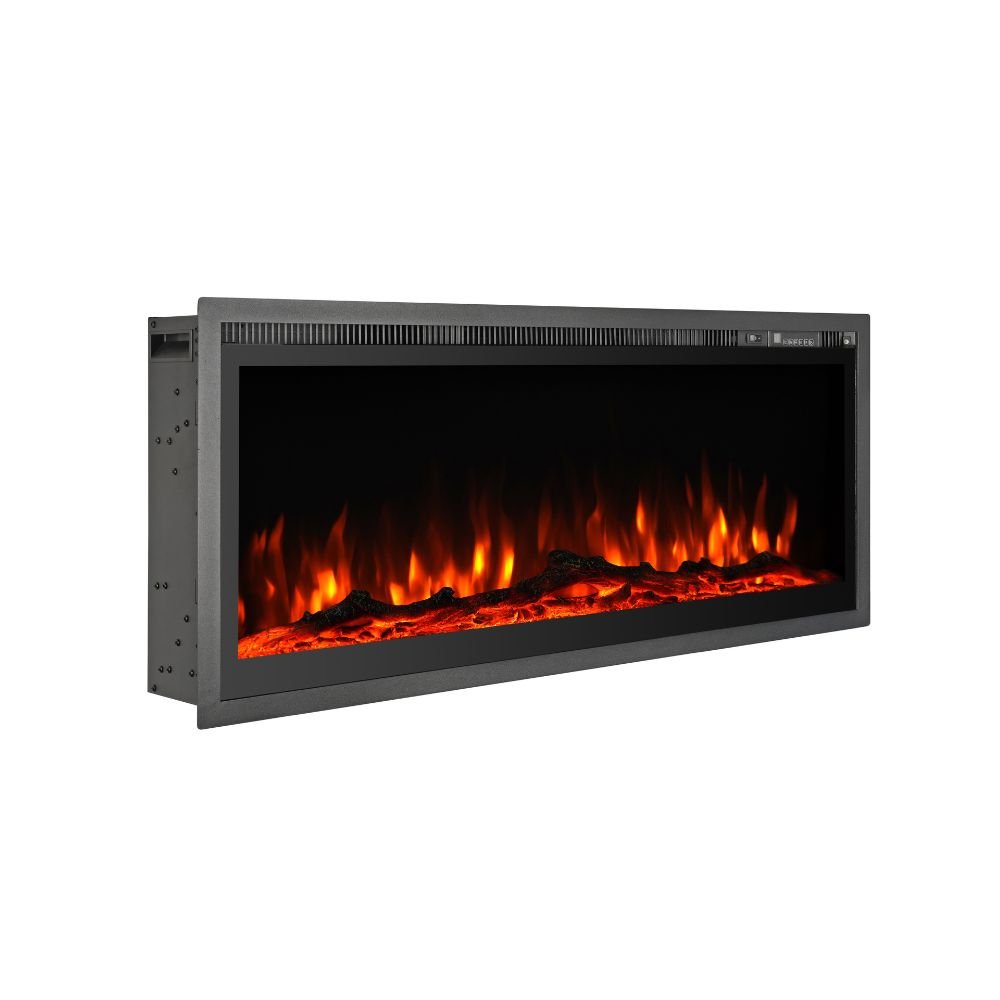Camino elettrico Divina Fire Chicago 130 da parete e incasso frontale - Outdoor Privé