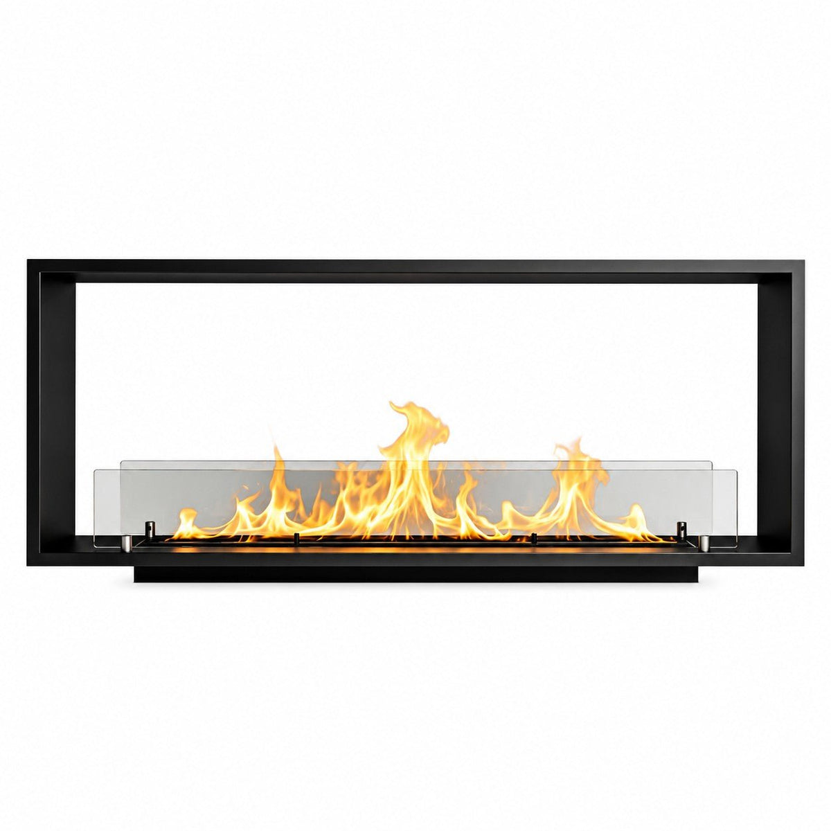 Camino a bioetanolo Divina Fire Venere 120 bifacciale da incasso Topline - Outdoor Privé