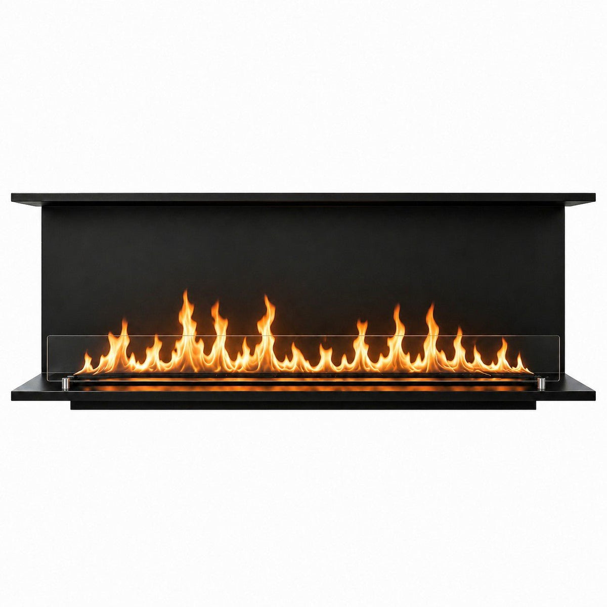 Camino a bioetanolo Divina Fire Giove 150 trifacciale da incasso Topline - Outdoor Privé