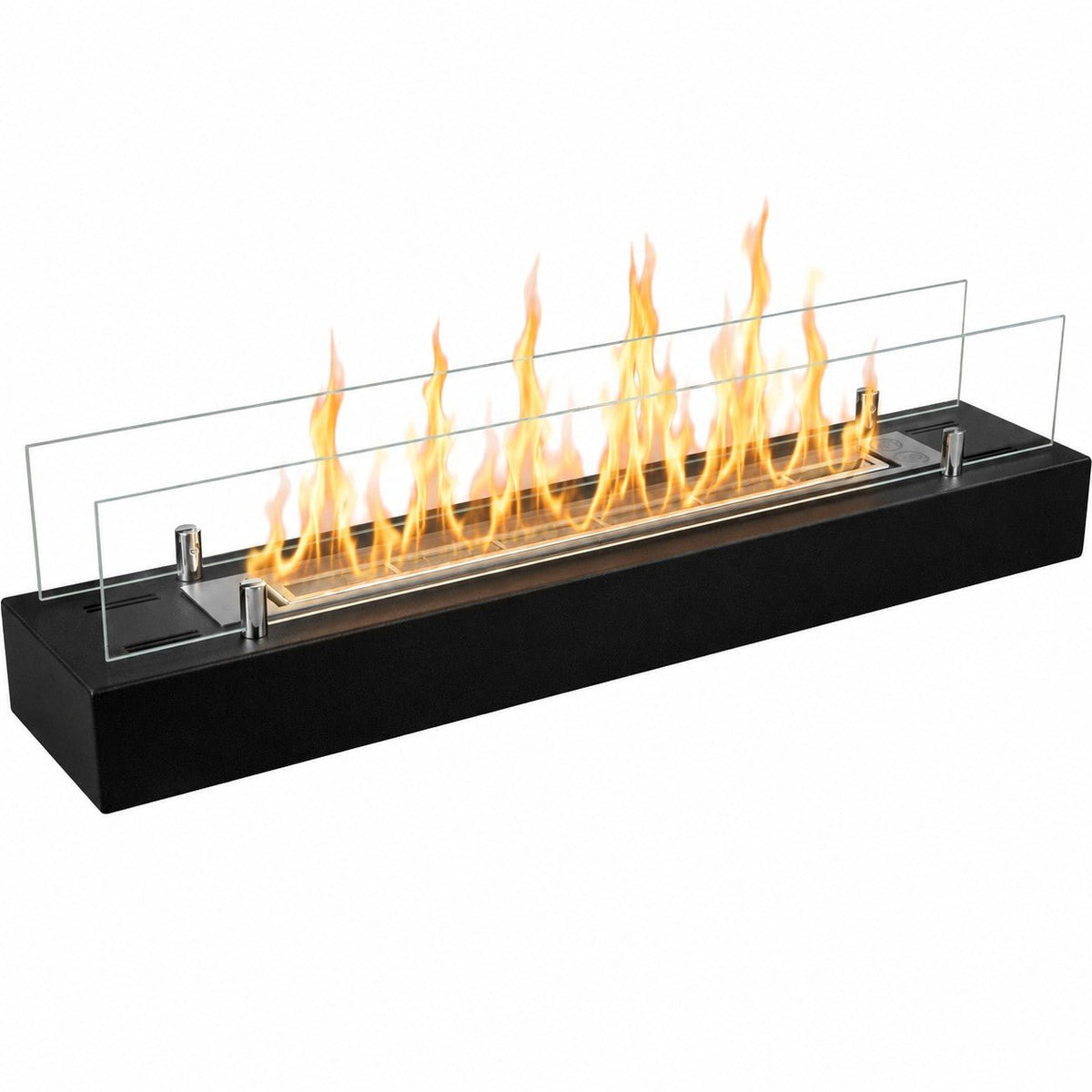 Inserto a bioetanolo Divina Fire DF700BOX da appoggio 70 cm con vetri - Outdoor Privé