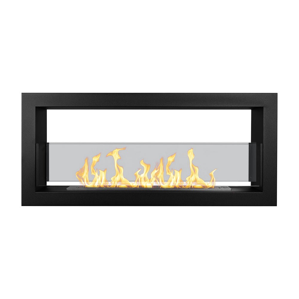 Camino a bioetanolo Divina Fire Montefalco 90 bifacciale da incasso - Outdoor Privé