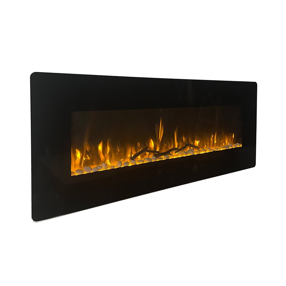 Camino elettrico Divina Fire Dallas 127 cm da parete 1800 W - Outdoor Privé