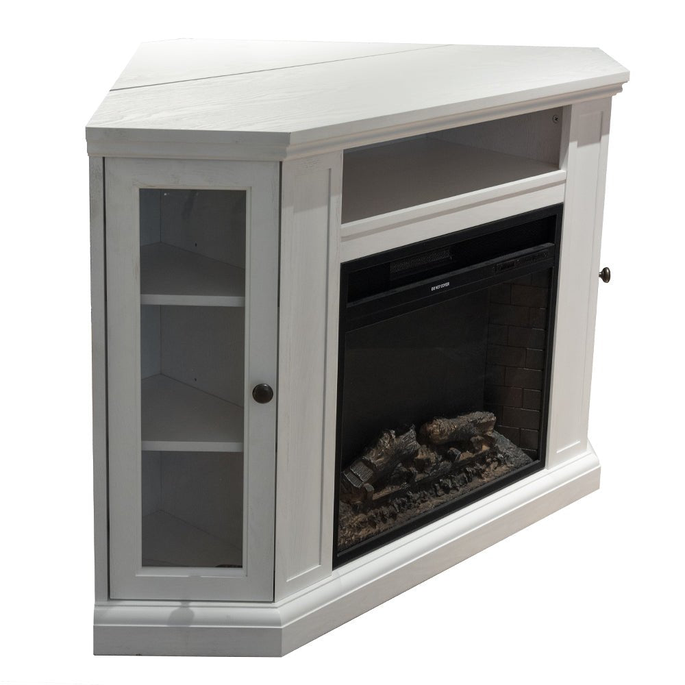Camino elettrico Divina Fire Madison angolare da terra - Outdoor Privé
