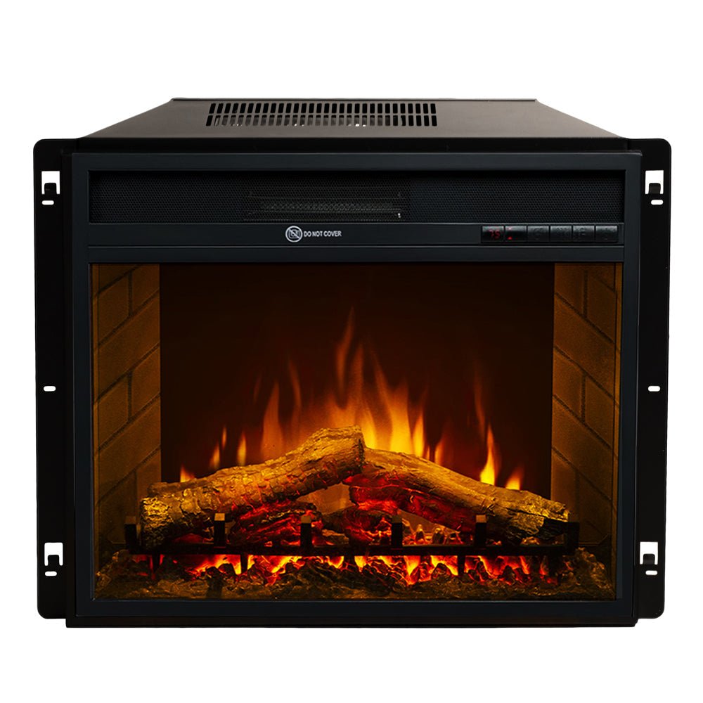 Inserto camino elettrico Divina Fire Oregon 58 cm 1800 W - Outdoor Privé