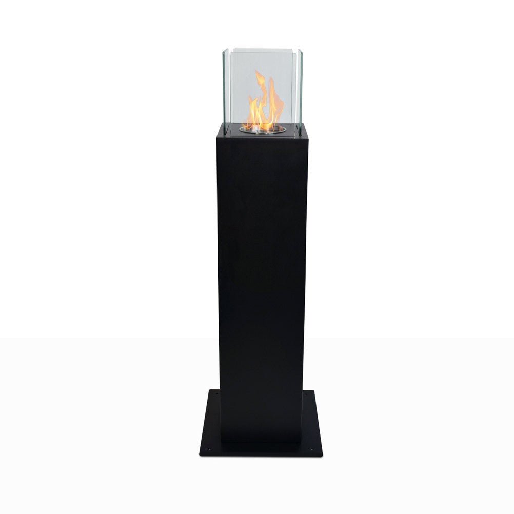 Biocamino Divina Fire Capri 110 da terra per esterno bianco o nero - Outdoor Privé