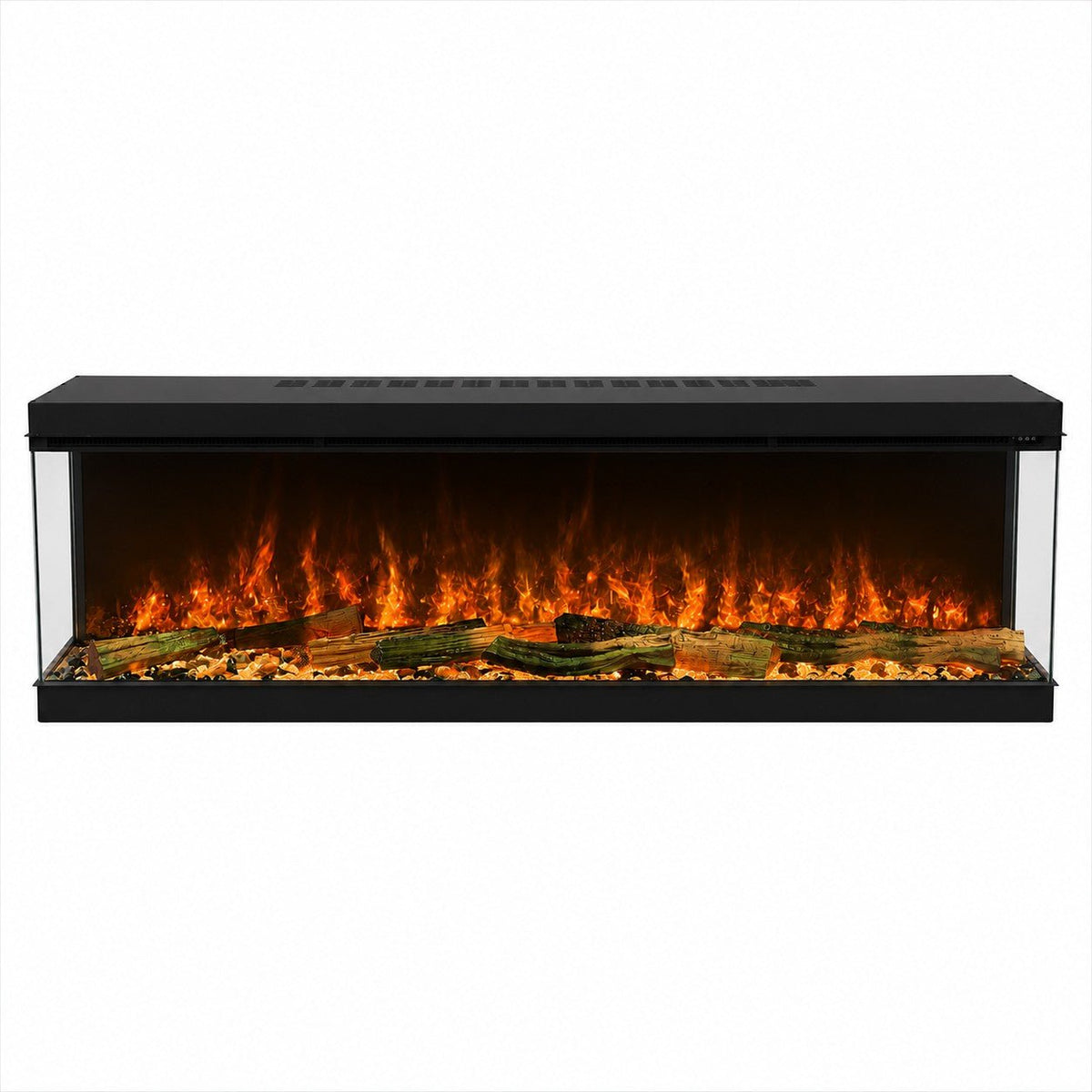 Camino elettrico Divina Fire Belmont 130 da incasso a 3 lati LED RGB - Outdoor Privé