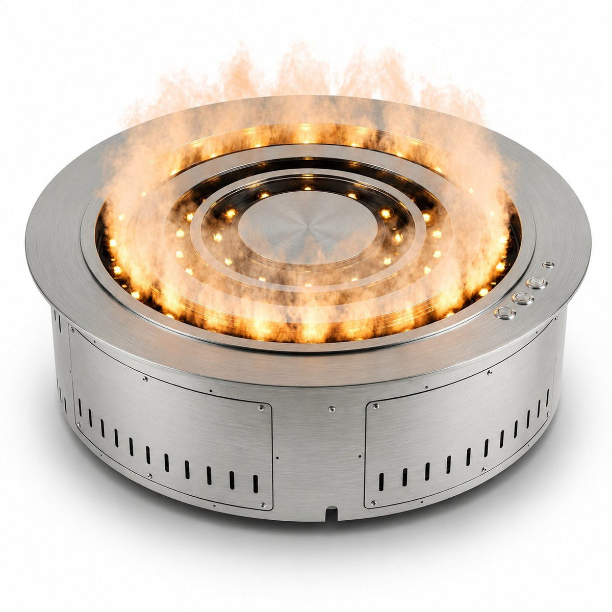 Camino a vapore acqueo 3D Divina Fire ROUND3D750 tondo da incasso per interno ed esterno - Outdoor Privé