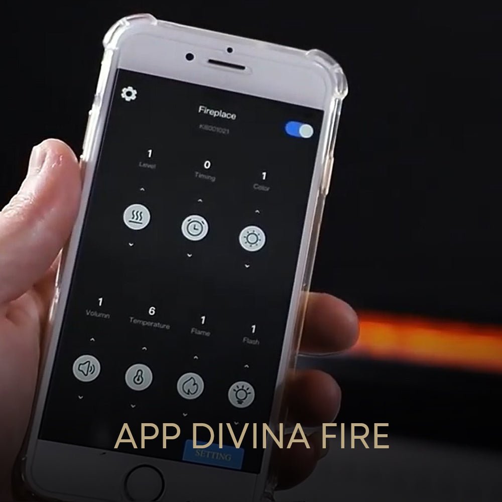 Camino a vapore acqueo 3D Divina Fire VAPOR3D100 da incasso - Outdoor Privé
