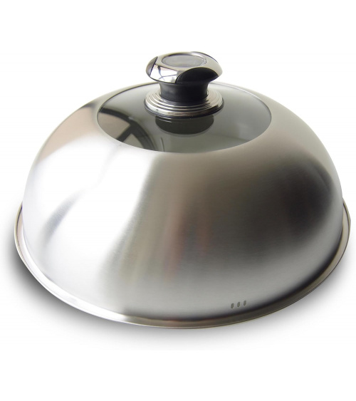 Cloche inox con termometro Le marquier