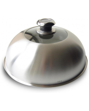 Cloche inox con termometro Le marquier