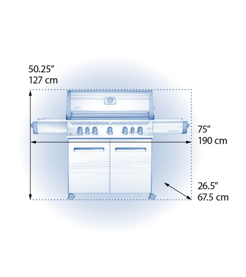 Barbecue a Gas Prestige P665RSIB Napoleon