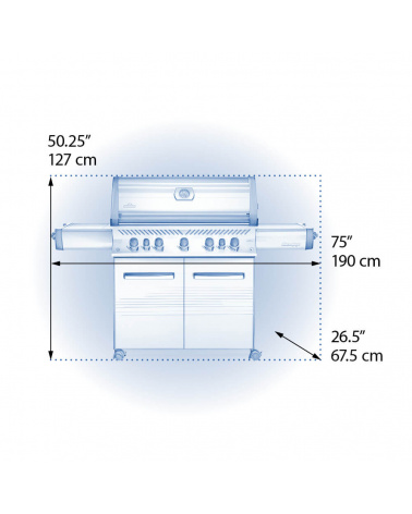 Barbecue a Gas Prestige P665RSIB Napoleon