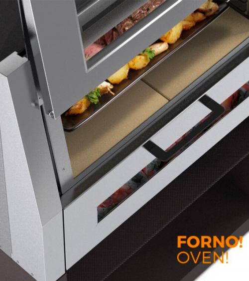 Forno barbecue 2 IN 1 Char-Oven appoggio Fontana Forni