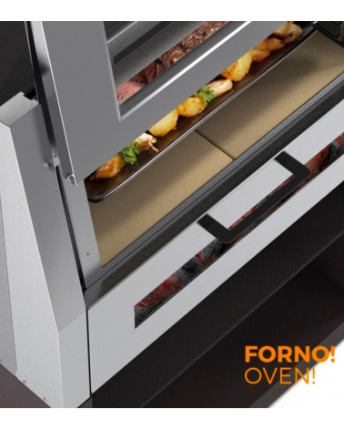 Forno barbecue 2 IN 1 Char-Oven appoggio Fontana Forni