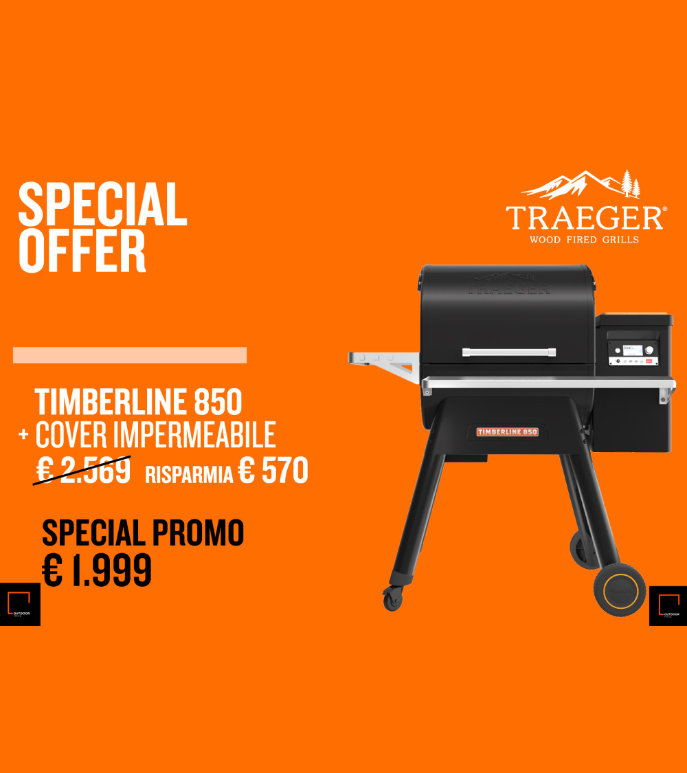 Barbecue Timberline 850 + Cover impermeabile Traeger