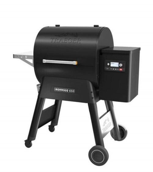 Barbecue IRONWOOD 650 + Ripiano pieghevole Traeger Gen 1