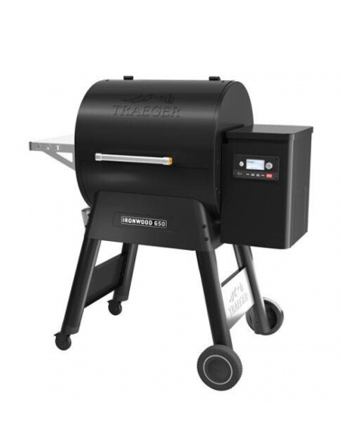 Barbecue IRONWOOD 650 + Ripiano pieghevole Traeger Gen 1