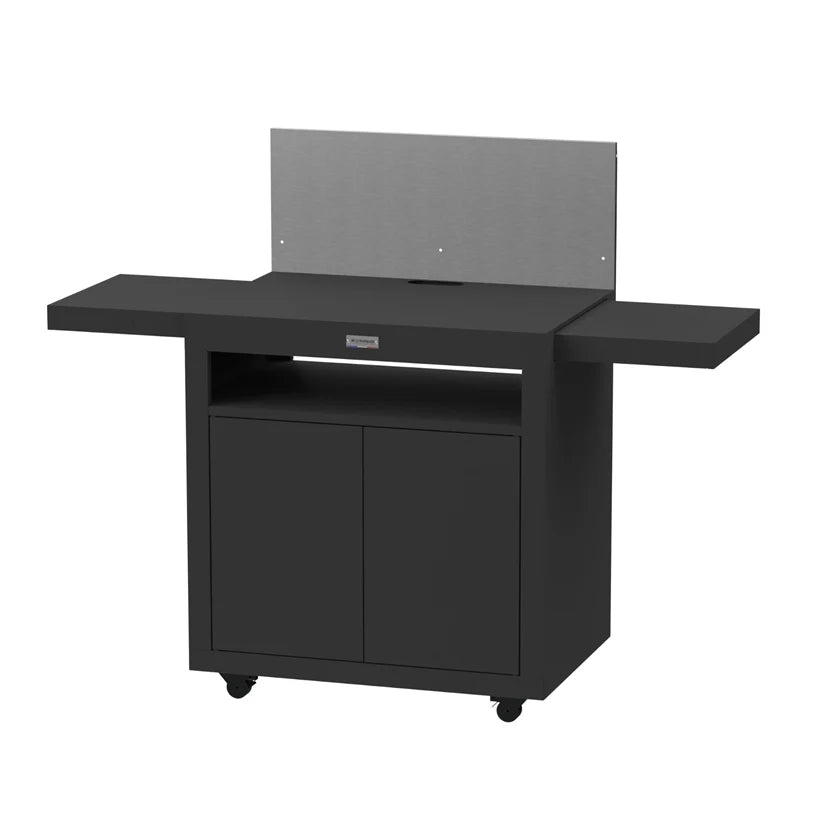 Carrello Cucina Nero 2 Ripiani laterali Le Marquier - Outdoor Privé