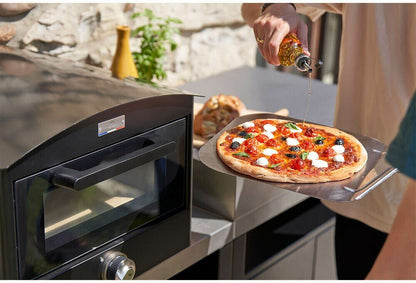 Forno Pizza elettrico 350 nero pietra refrattaria Le Marquier - Outdoor Privé