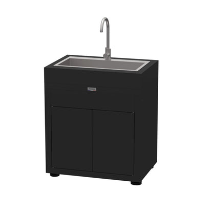 Mobile con Lavandino e miscelatore Nero Le Marquier - Outdoor Privé