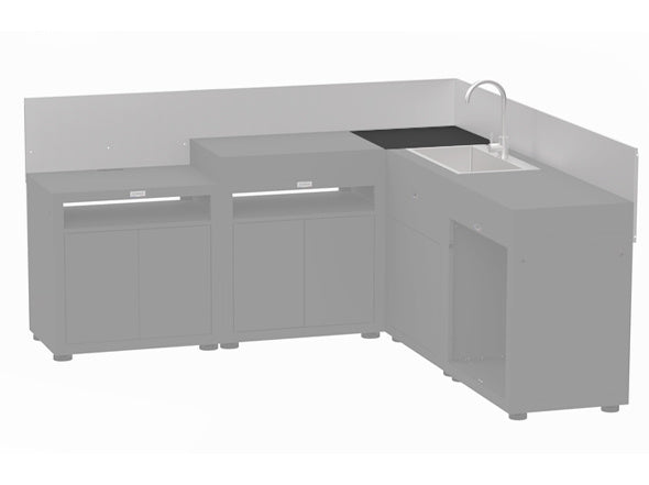 Modulo angolare per Cucina da esterno Nero Le Marquier - Outdoor Privé