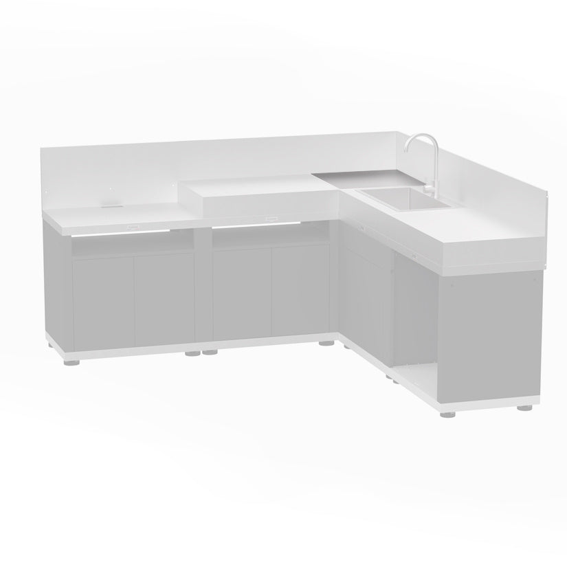 Modulo angolare per Cucina da esterno Acciaio inox Le Marquier - Outdoor Privé