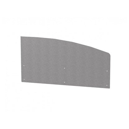 Pannello destro paraschizzi curvo in acciaio inox Le Marquier - Outdoor Privé