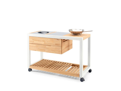 Cucina mobile per piano cottura con ruote Arvid Duo Indu+ - Outdoor Privé