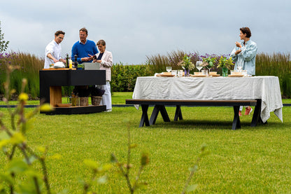 Cucina mobile per piano cottura con ruote Intas Duo Indu+ - Outdoor Privé