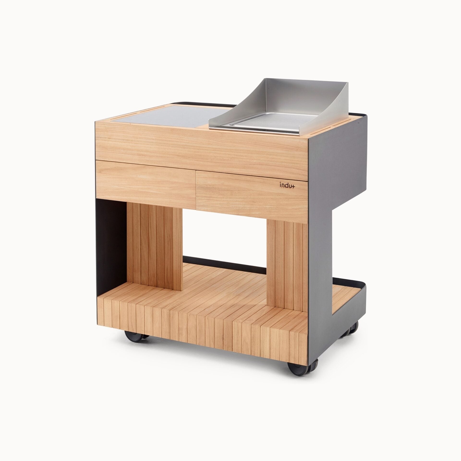 Cucina mobile per piano cottura con ruote Intas Duo Indu+ - Outdoor Privé