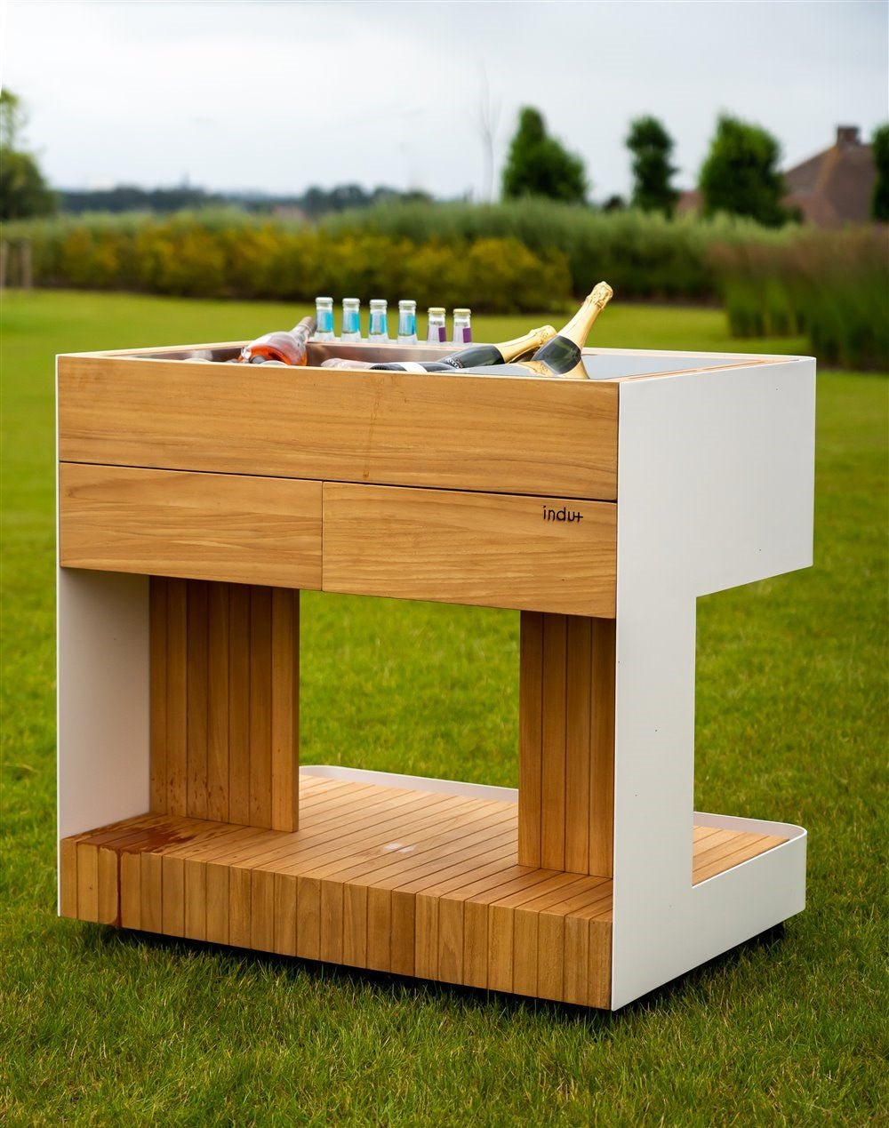 Cucina mobile per piano cottura con ruote Intas Duo Indu+ - Outdoor Privé