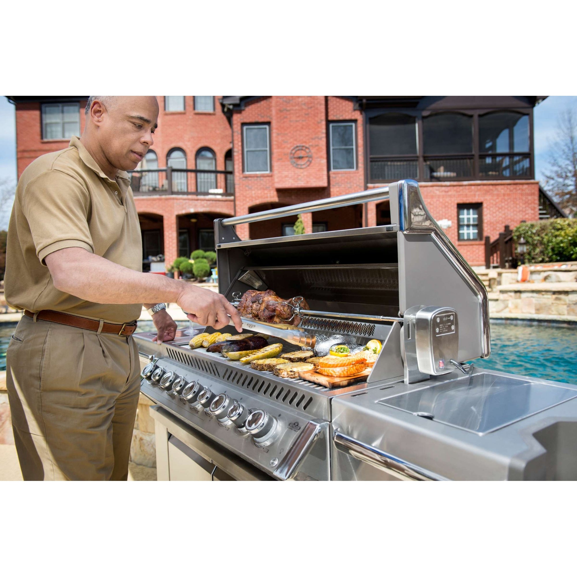 Barbecue a Gas Prestige P665RSIB Napoleon - Outdoor Privé