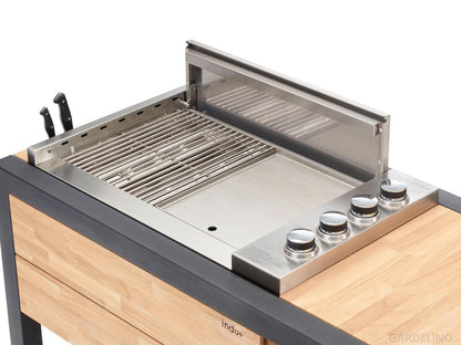 Barbecue da incasso Gazzgrill 27 - 37 mbar Indu+ - Outdoor Privé