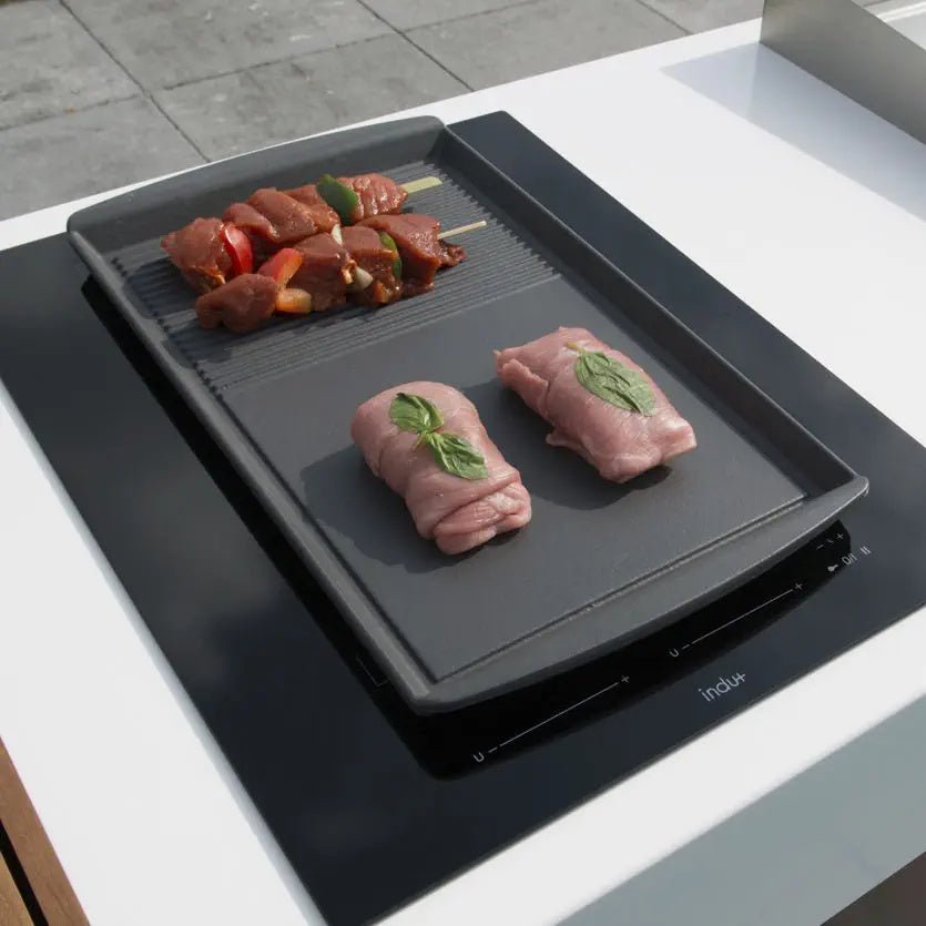 Piastra per griglia ad induzione in ghisa Indu+ - Outdoor Privé