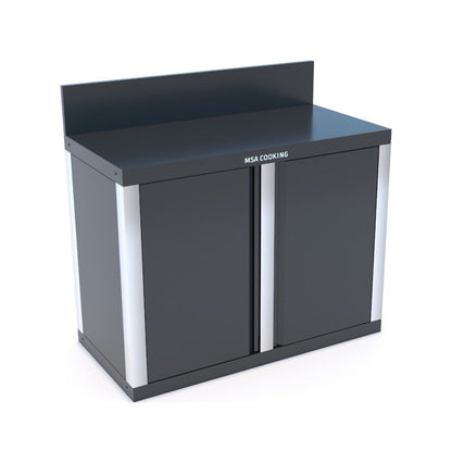 ALY 120 Modulo a 2 ante per cucina da esterno in acciaio verniciato MSA Cooking - Outdoor Privé