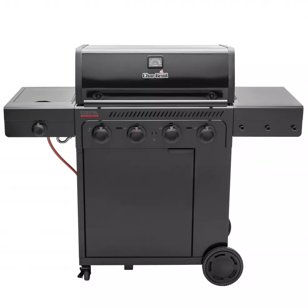 Barbecue a gas Char-Broil Essential 4G – 4 bruciatori, fornello laterale e tecnologia TRU-Infrared - Outdoor Privé