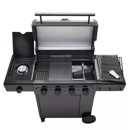 Barbecue a gas Char-Broil Essential 4G – 4 bruciatori, fornello laterale e tecnologia TRU-Infrared - Outdoor Privé
