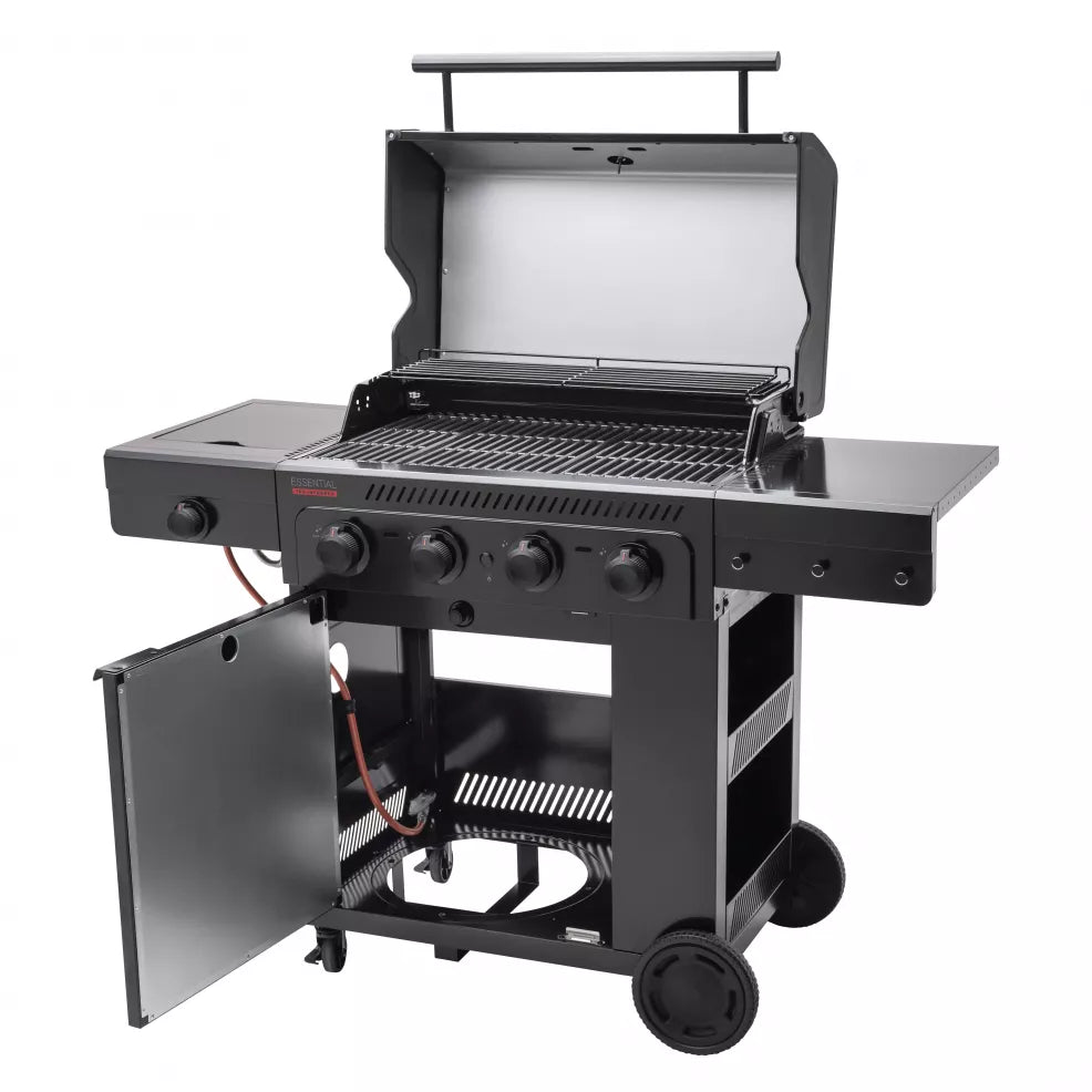 Barbecue a gas Char-Broil Essential 4G – 4 bruciatori, fornello laterale e tecnologia TRU-Infrared - Outdoor Privé