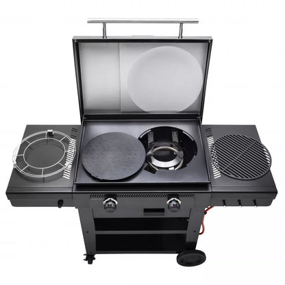 Barbecue Char-Broil Versa-Tile – piastra, griglia e forno pizza 3 in 1 - Outdoor Privé