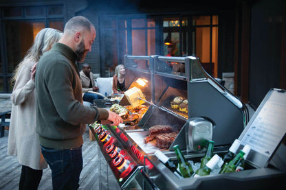 Barbecue a gas Napoleon Prestige PRO 825 RSIB – doppia cappa, girarrosto e infrarossi - Outdoor Privé