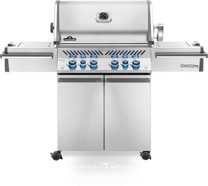 Barbecue a gas Napoleon Prestige PRO 500 RSIB – 4 bruciatori, infrarossi e finiture inox - Outdoor Privé