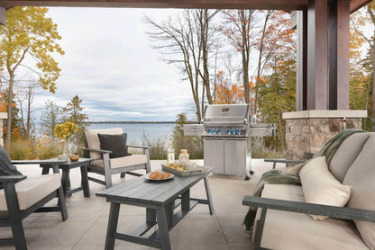 Barbecue a gas Napoleon Prestige PRO 500 RSIB – 4 bruciatori, infrarossi e finiture inox - Outdoor Privé