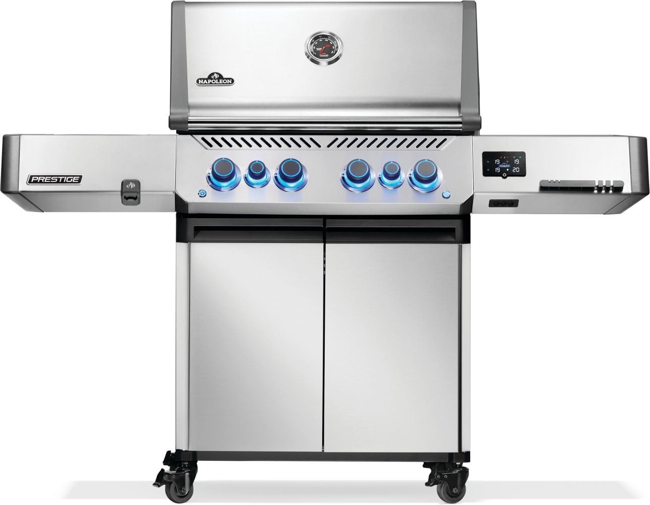Barbecue a gas Napoleon Prestige 500 Connected – 4 bruciatori, tecnologia intelligente e finiture inox - Outdoor Privé