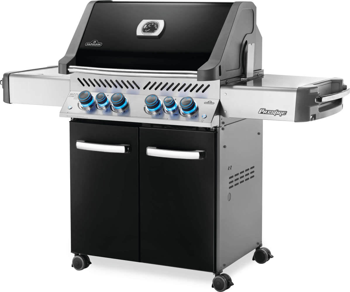 Barbecue a gas Napoleon Prestige P500RSIBPK – 4 bruciatori, sizzle zone e girarrosto - Outdoor Privé