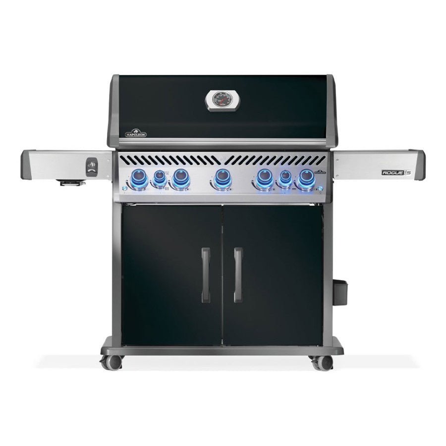 Barbecue a gas Napoleon Rogue PRO RPS625RSIBPK – 6 bruciatori, infrarossi e ampie griglie - Outdoor Privé