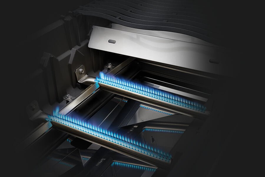 Barbecue a gas Napoleon Rogue PRO RPS625RSIBPK – 6 bruciatori, infrarossi e ampie griglie - Outdoor Privé