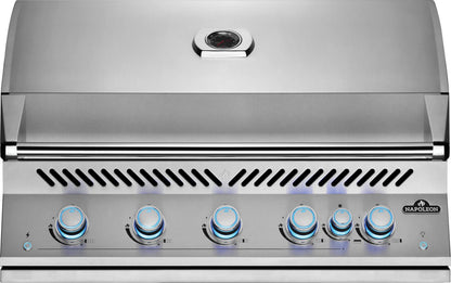 Barbecue a gas da incasso Napoleon BIG38RB – 6 bruciatori, girarrosto e infrarosso posteriore - Outdoor Privé