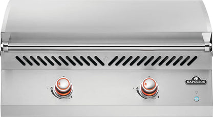 Plancha a gas da incasso Napoleon BIG32FT – 2 bruciatori U, doppia zona e acciaio inox professionale - Outdoor Privé