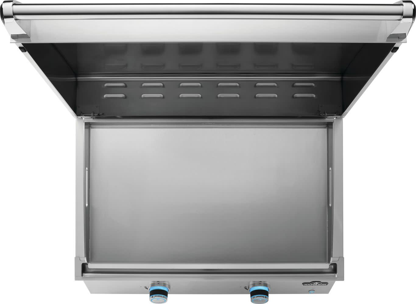 Plancha a gas da incasso Napoleon BIG32FT – 2 bruciatori U, doppia zona e acciaio inox professionale - Outdoor Privé