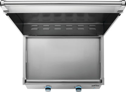 Plancha a gas da incasso Napoleon BIG32FT – 2 bruciatori U, doppia zona e acciaio inox professionale - Outdoor Privé